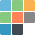 Multi-colored square design